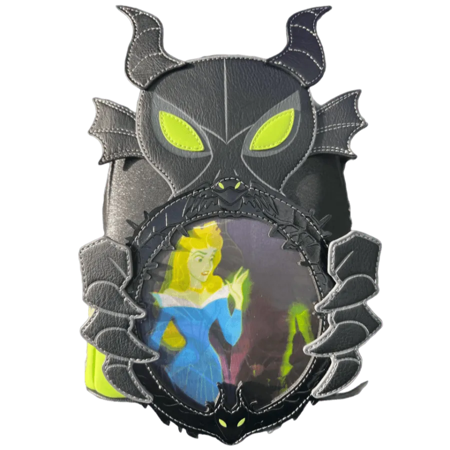 LOUWDBK2815 Sleeping Beauty - Maleficent Dragon US Exclusive Lenticular Mini Backpack [RS] - Loungefly - Titan Pop Culture