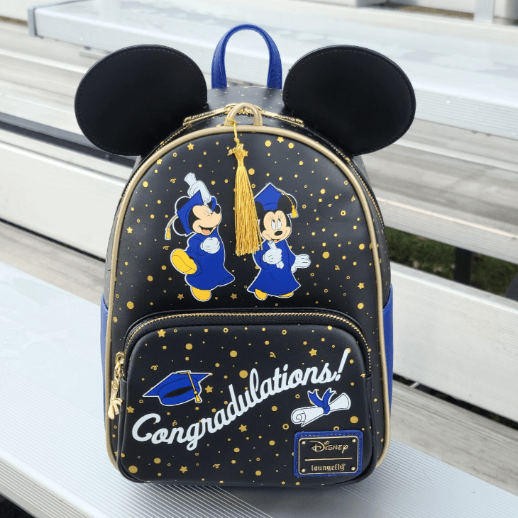LOUWDBK2968 Disney - Mickey & Minnie Graduation US Exclusive Mini Backpack [RS] - Loungefly - Titan Pop Culture