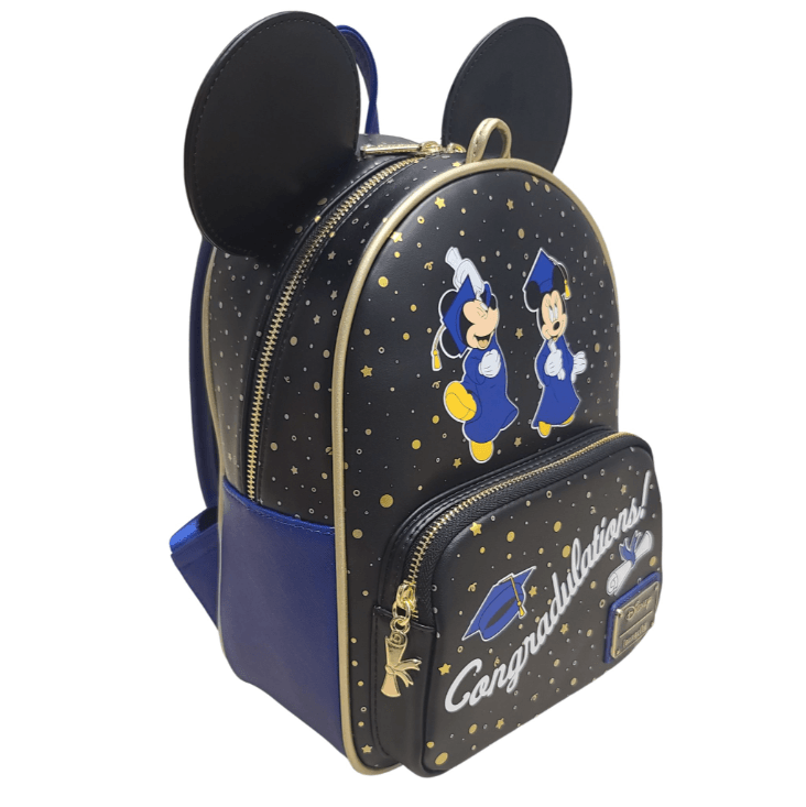 LOUWDBK2968 Disney - Mickey & Minnie Graduation US Exclusive Mini Backpack [RS] - Loungefly - Titan Pop Culture