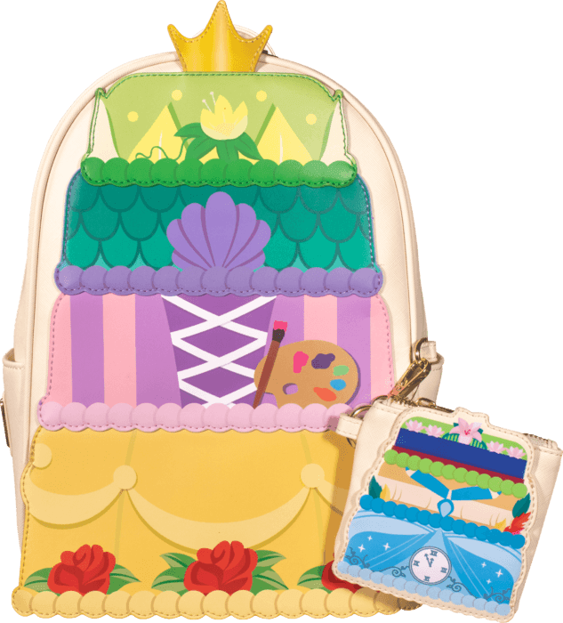 LOUWDBKS0018 Disney Princess - Layer Cake Backpack - Loungefly - Titan Pop Culture