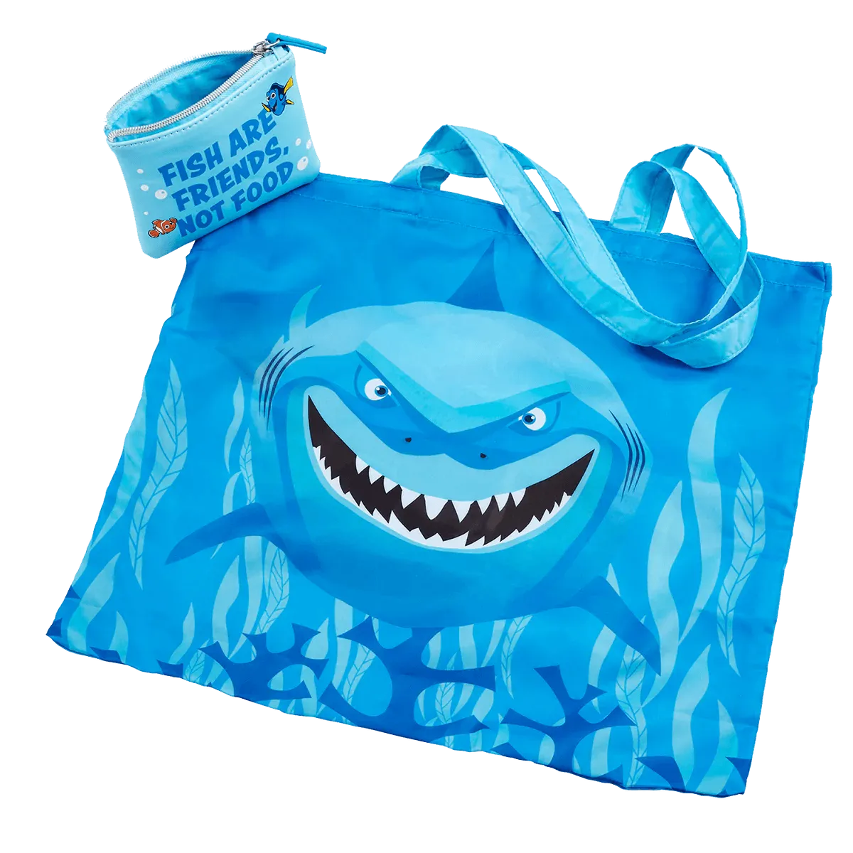 LOUWDTB2574 Finding Nemo - Bruce Coin Pouch & Tote Bag 2-in-1 US Exclusive Set [RS] - Loungefly - Titan Pop Culture