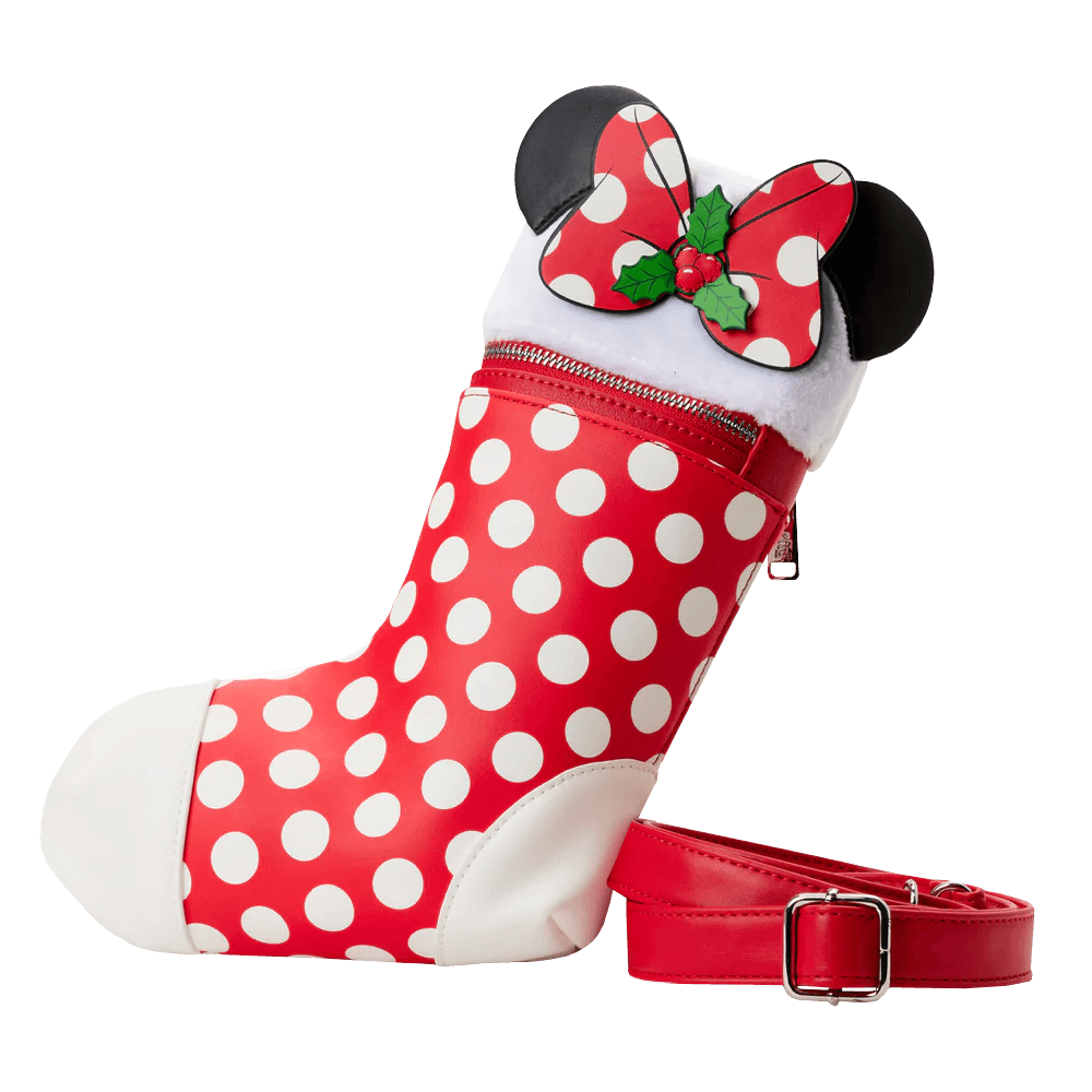 LOUWDTB2680 Disney - Minnie Christmas Stocking Crossbody - Loungefly - Titan Pop Culture