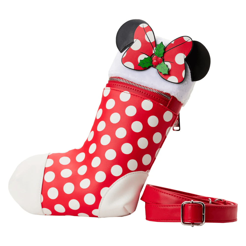 LOUWDTB2680 Disney - Minnie Christmas Stocking Crossbody - Loungefly - Titan Pop Culture