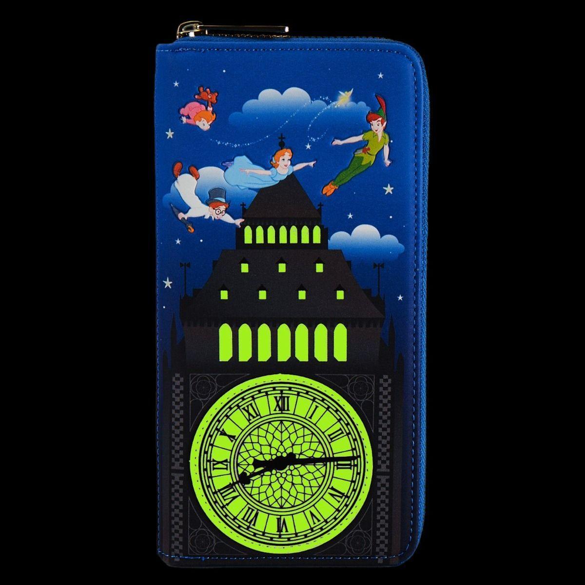 LOUWDWA1961 Peter Pan - Glow Clock Zip Purse - Loungefly - Titan Pop Culture