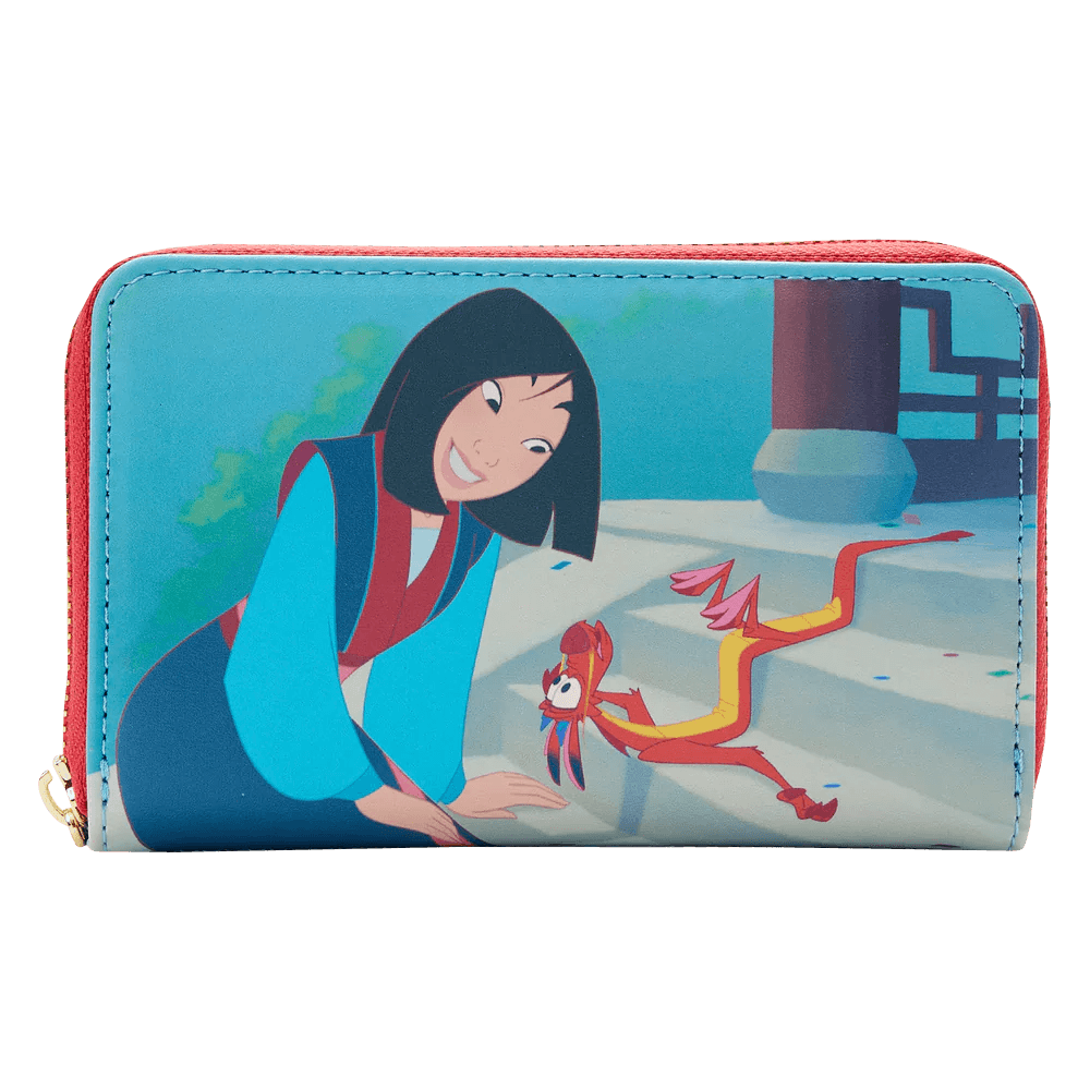 LOUWDWA2358 Mulan (1998) - Princess Scene Zip Around Purse - Loungefly - Titan Pop Culture