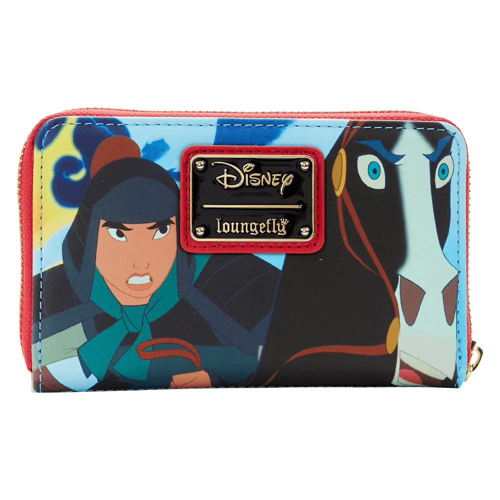 LOUWDWA2358 Mulan (1998) - Princess Scene Zip Around Purse - Loungefly - Titan Pop Culture