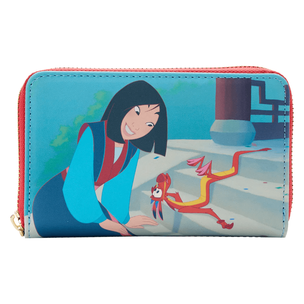 LOUWDWA2358 Mulan (1998) - Princess Scene Zip Around Purse - Loungefly - Titan Pop Culture