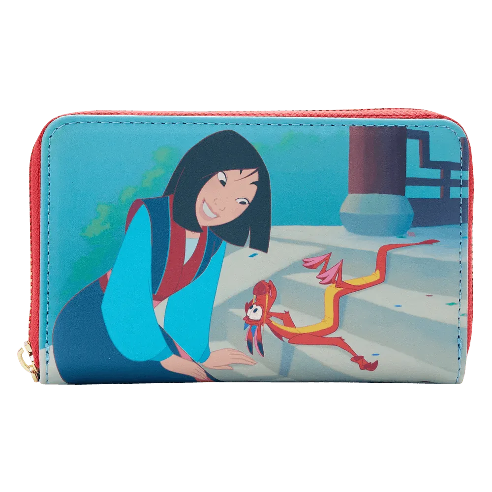 LOUWDWA2358 Mulan (1998) - Princess Scene Zip Around Purse - Loungefly - Titan Pop Culture