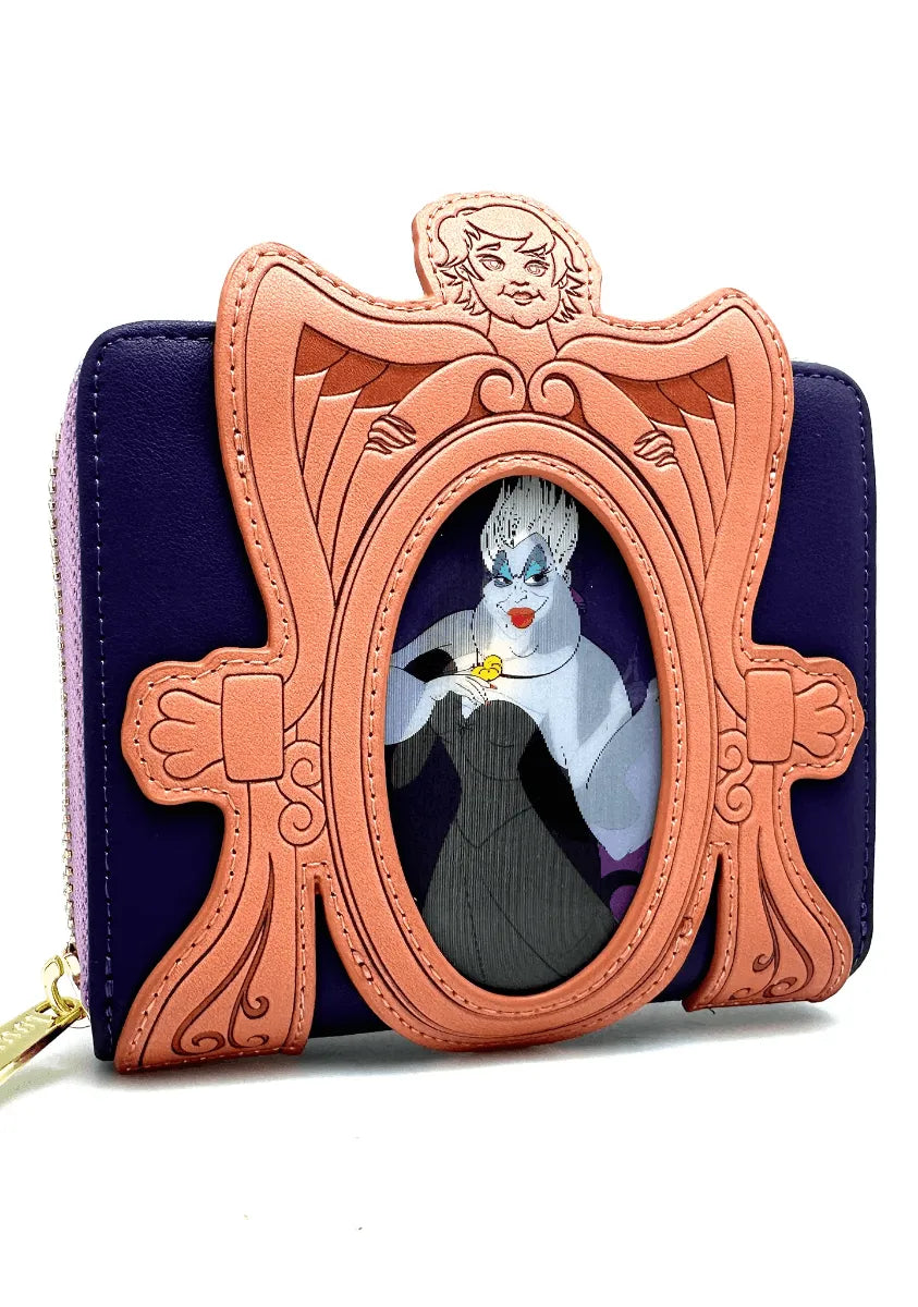 LOUWDWA2431 The Little Mermaid (1989) - Ursula Mirror US Exclusive Zip Around Wallet [RS] - Loungefly - Titan Pop Culture