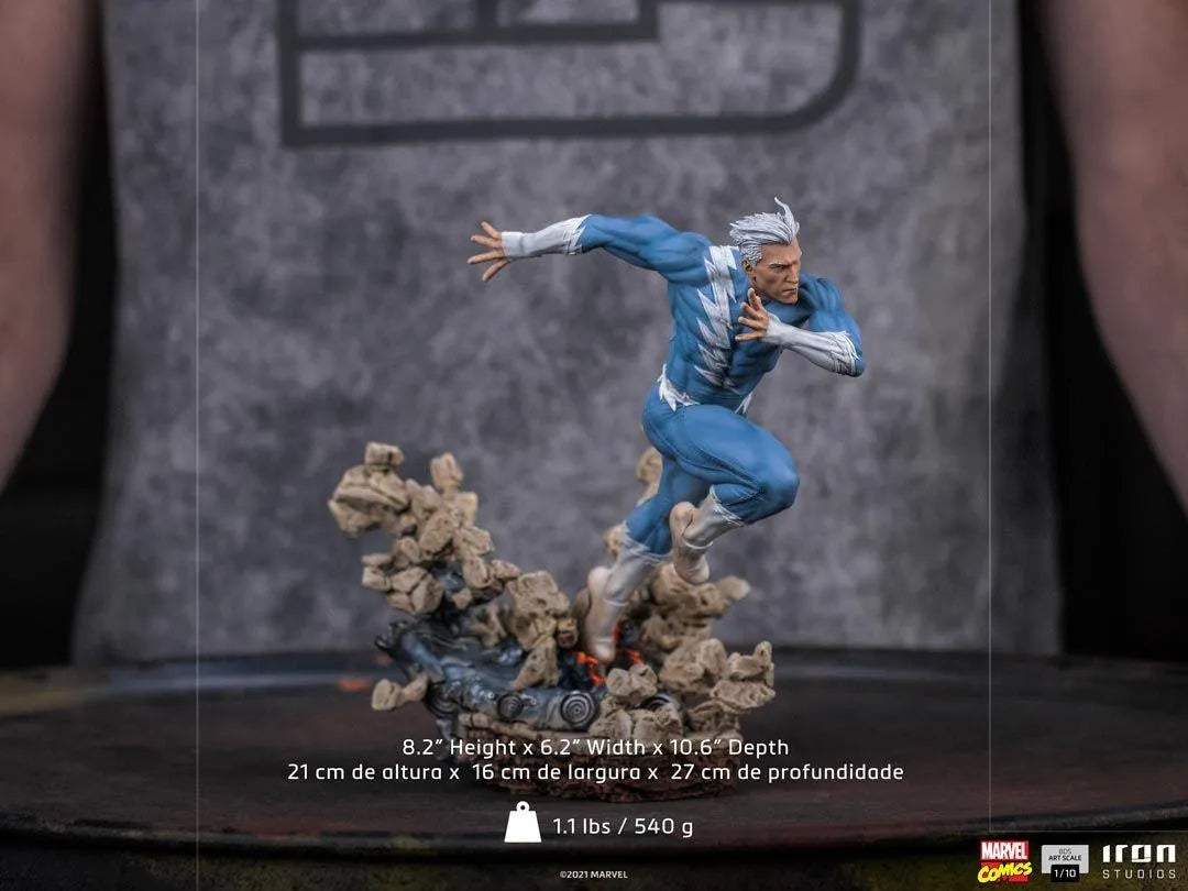  Marvel Comics - Quicksilver 1:10 Scale Statue - Iron Studios - Titan Pop Culture
