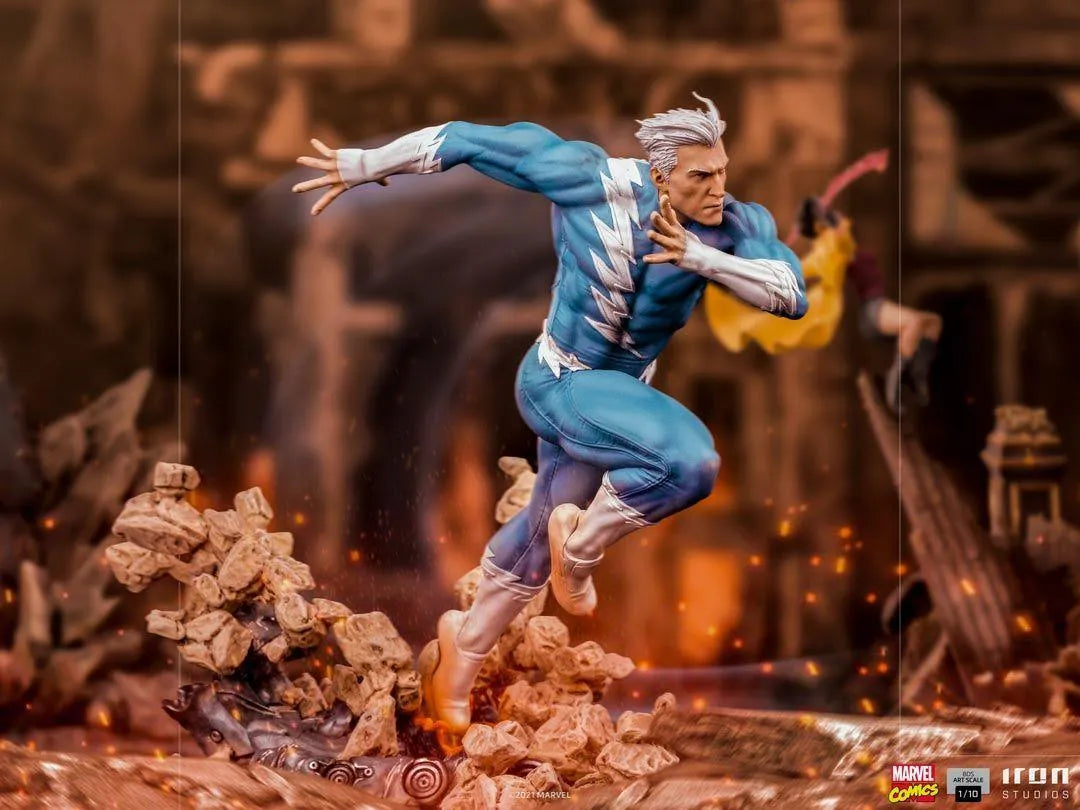  Marvel Comics - Quicksilver 1:10 Scale Statue - Iron Studios - Titan Pop Culture