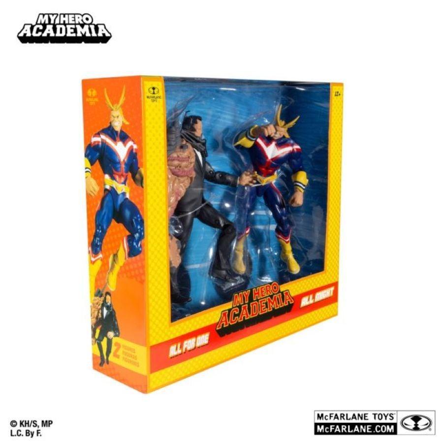 MCF10877 My Hero Academia - All Might vs All For One Action Figure 2-Pack - McFarlane Toys - Titan Pop Culture