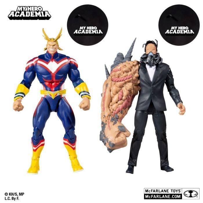 MCF10877 My Hero Academia - All Might vs All For One Action Figure 2-Pack - McFarlane Toys - Titan Pop Culture