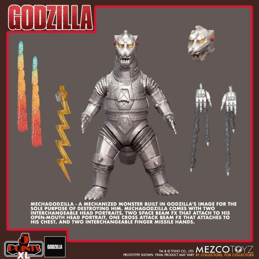 MEZ17093 Godzilla (1974) - Godzilla vs Mechagodzilla Box Set - Mezco Toyz - Titan Pop Culture