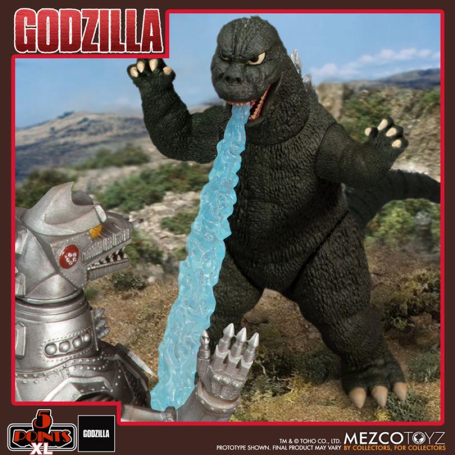 MEZ17093 Godzilla (1974) - Godzilla vs Mechagodzilla Box Set - Mezco Toyz - Titan Pop Culture