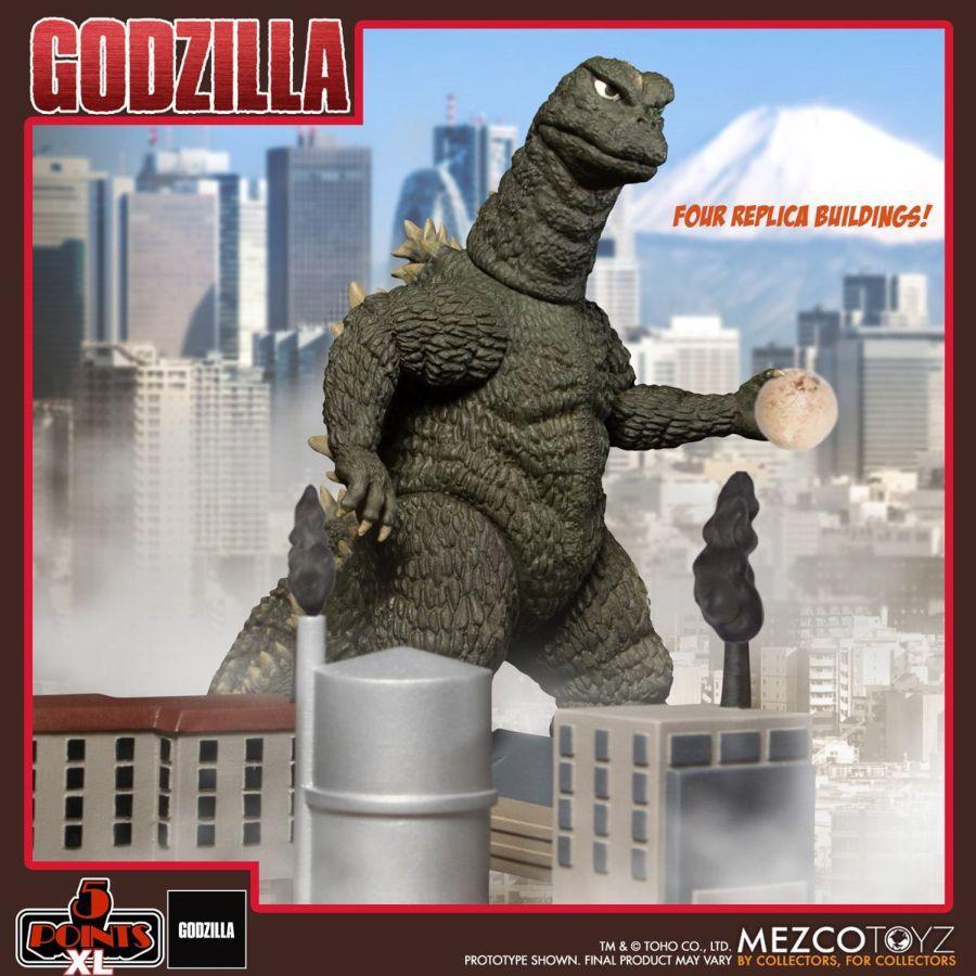 MEZ17094 Godzilla - Godzilla vs Heforah 5 Point Box Set - Mezco Toyz - Titan Pop Culture