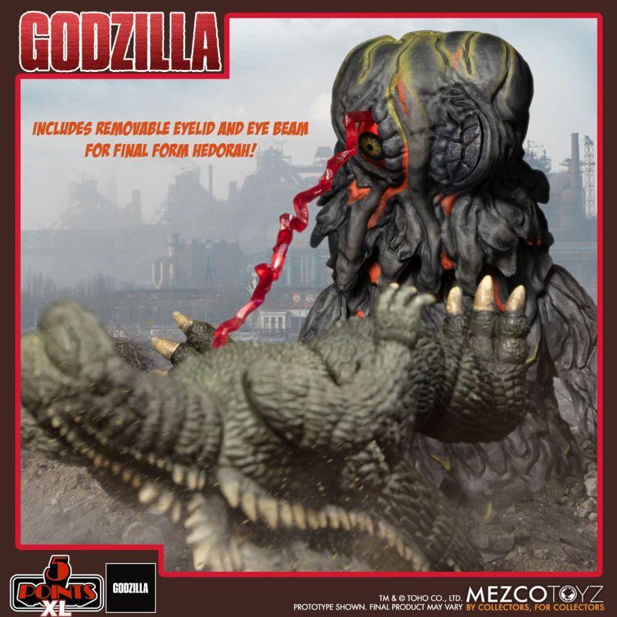 MEZ17094 Godzilla - Godzilla vs Heforah 5 Point Box Set - Mezco Toyz - Titan Pop Culture