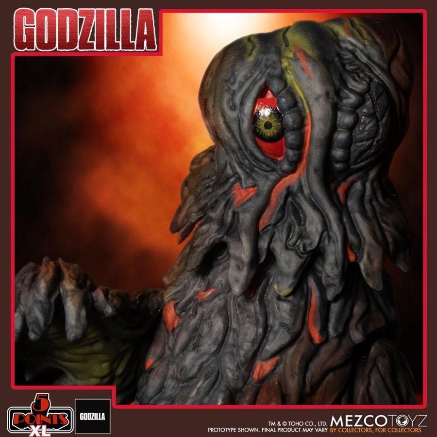 MEZ17094 Godzilla - Godzilla vs Heforah 5 Point Box Set - Mezco Toyz - Titan Pop Culture