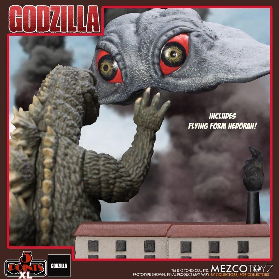 MEZ17094 Godzilla - Godzilla vs Heforah 5 Point Box Set - Mezco Toyz - Titan Pop Culture