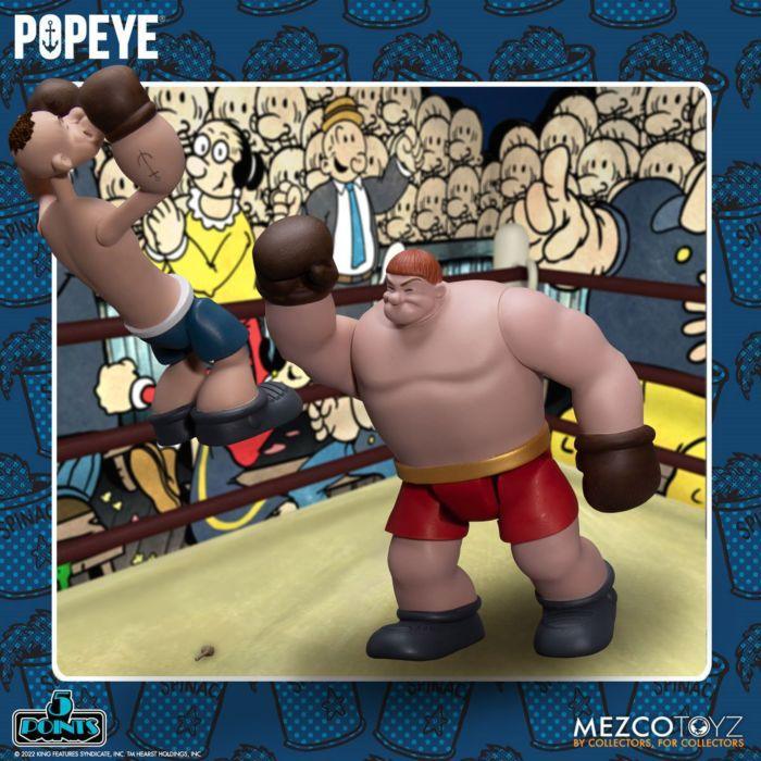 MEZ18095 Popeye - Popeye and Oxheart 5-Points Box Set - Mezco Toyz - Titan Pop Culture