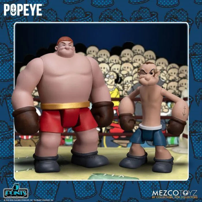 MEZ18095 Popeye - Popeye and Oxheart 5-Points Box Set - Mezco Toyz - Titan Pop Culture