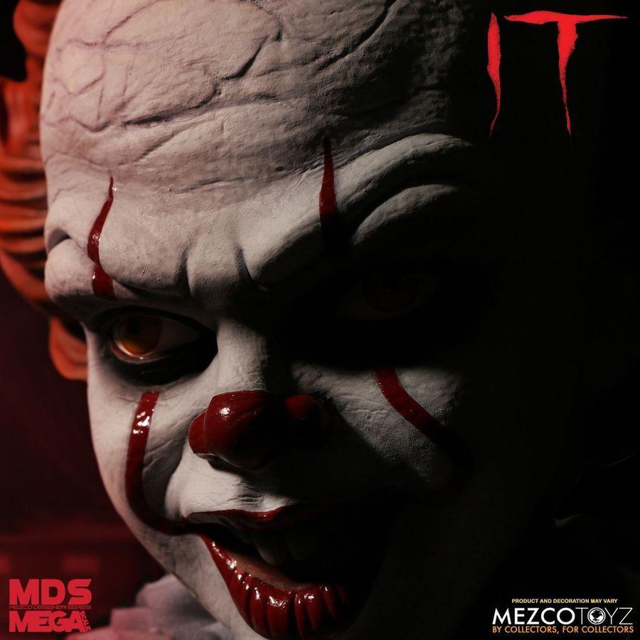 MEZ43050 It (2017) - Pennywise 15" Talking Figure - Mezco Toyz - Titan Pop Culture