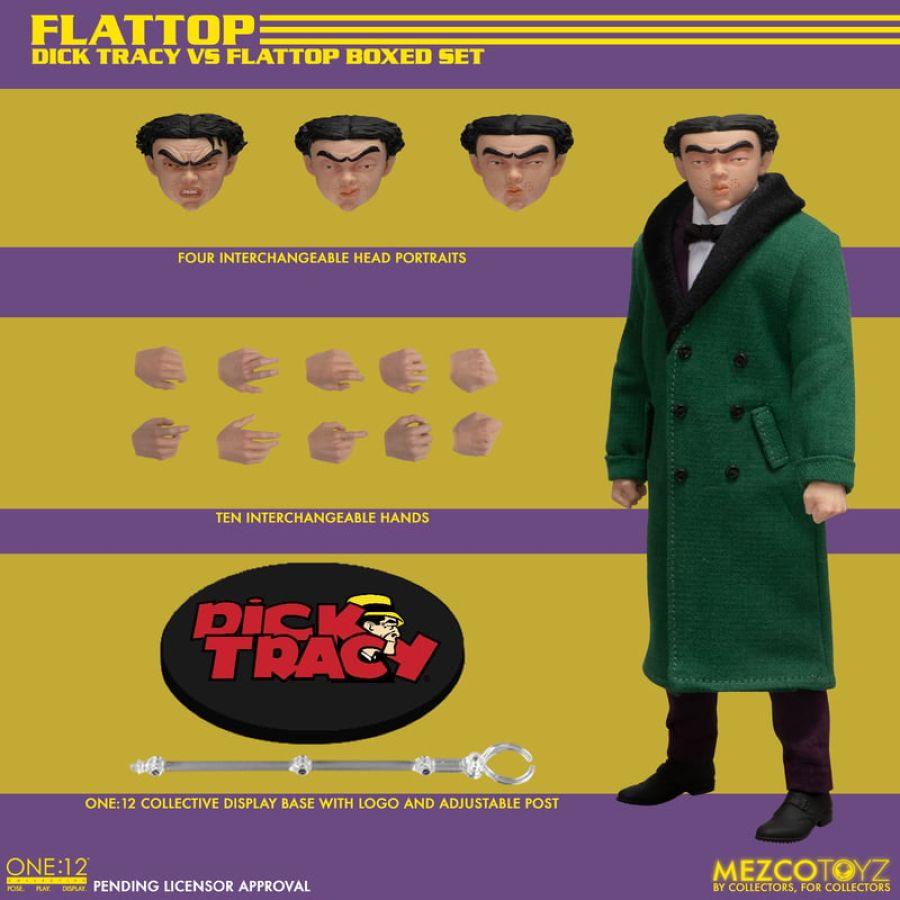 MEZ70052 Dick Tracy - Dick Vs Flattop ONE:12 Collective Box Set - Mezco Toyz - Titan Pop Culture