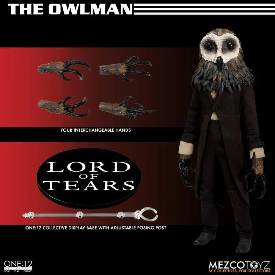 MEZ75500 Lord of Tears - The Owlman One:12 Collective Figure - Mezco Toyz - Titan Pop Culture