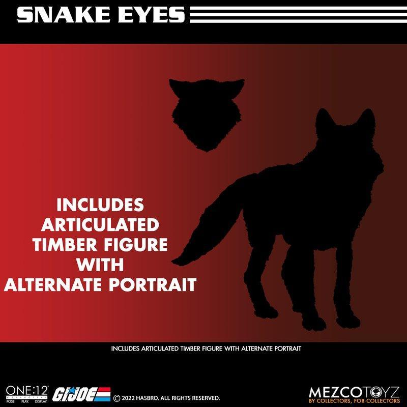 MEZ76391 G.I. Joe - Snake Eyes Dlx One:12 Collective Action Figure - Mezco Toyz - Titan Pop Culture