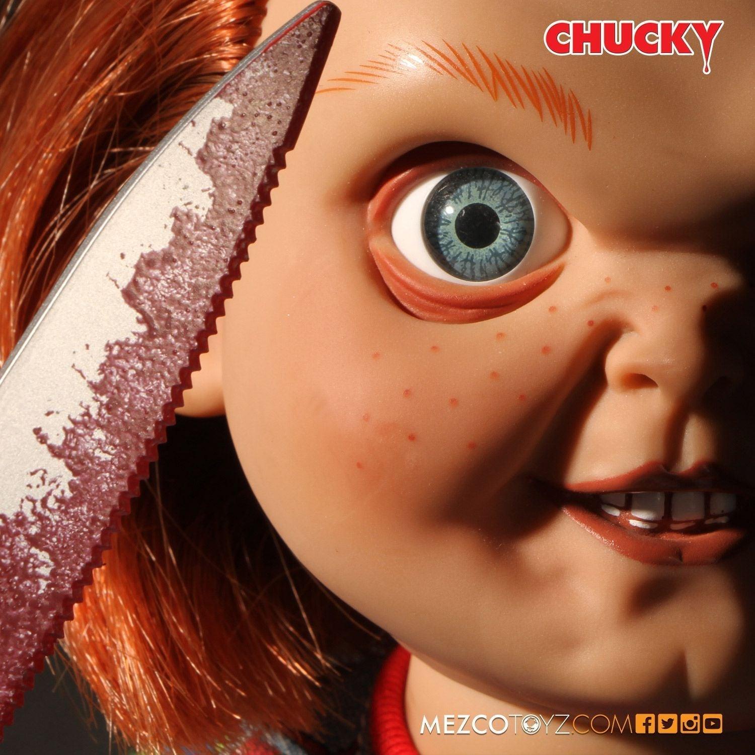 MEZ78002 Child's Play - Chucky 15" Good Guy Action Figure with Sound - Mezco Toyz - Titan Pop Culture