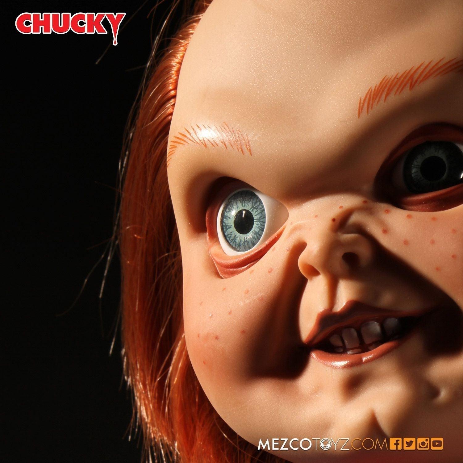 MEZ78002 Child's Play - Chucky 15" Good Guy Action Figure with Sound - Mezco Toyz - Titan Pop Culture