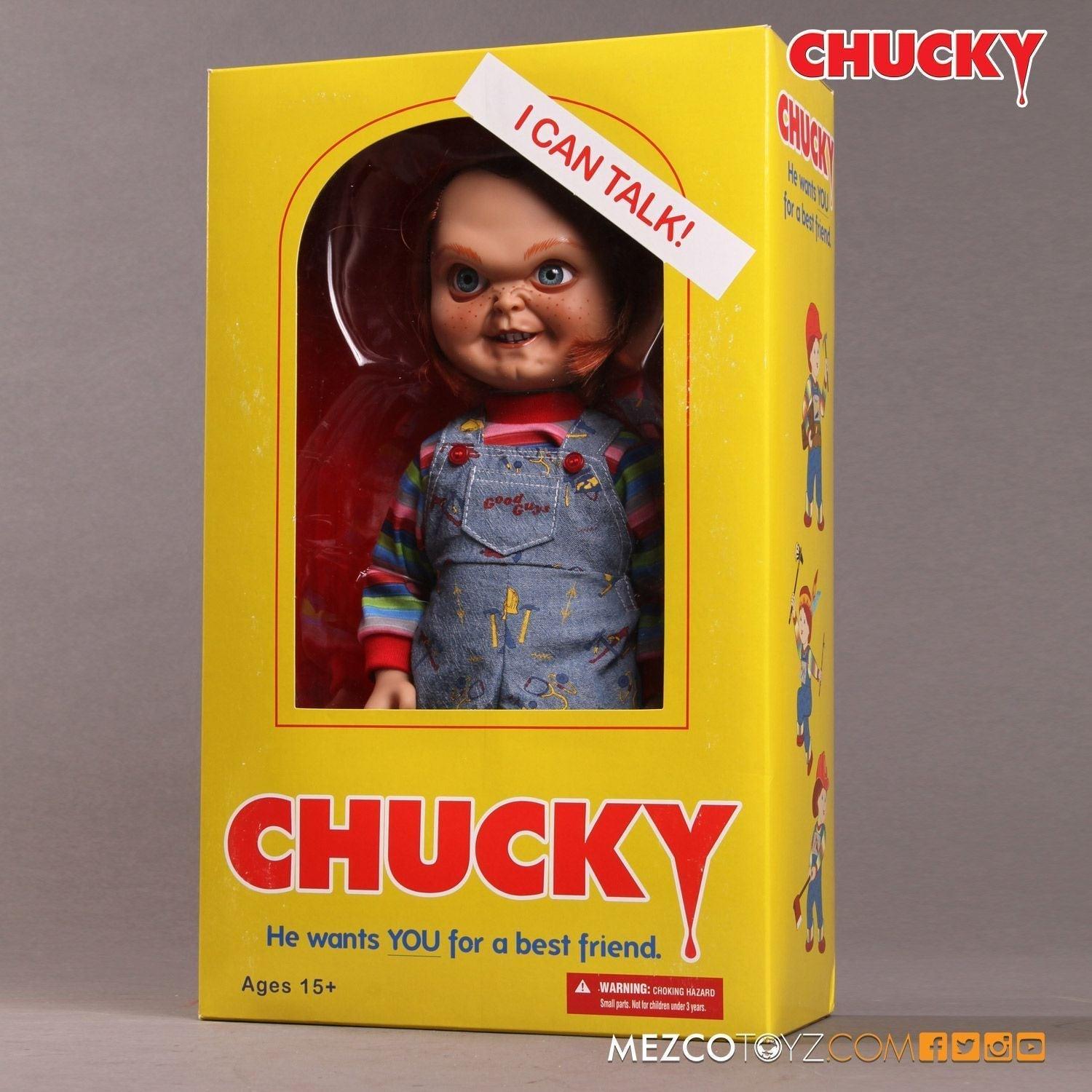 MEZ78002 Child's Play - Chucky 15" Good Guy Action Figure with Sound - Mezco Toyz - Titan Pop Culture