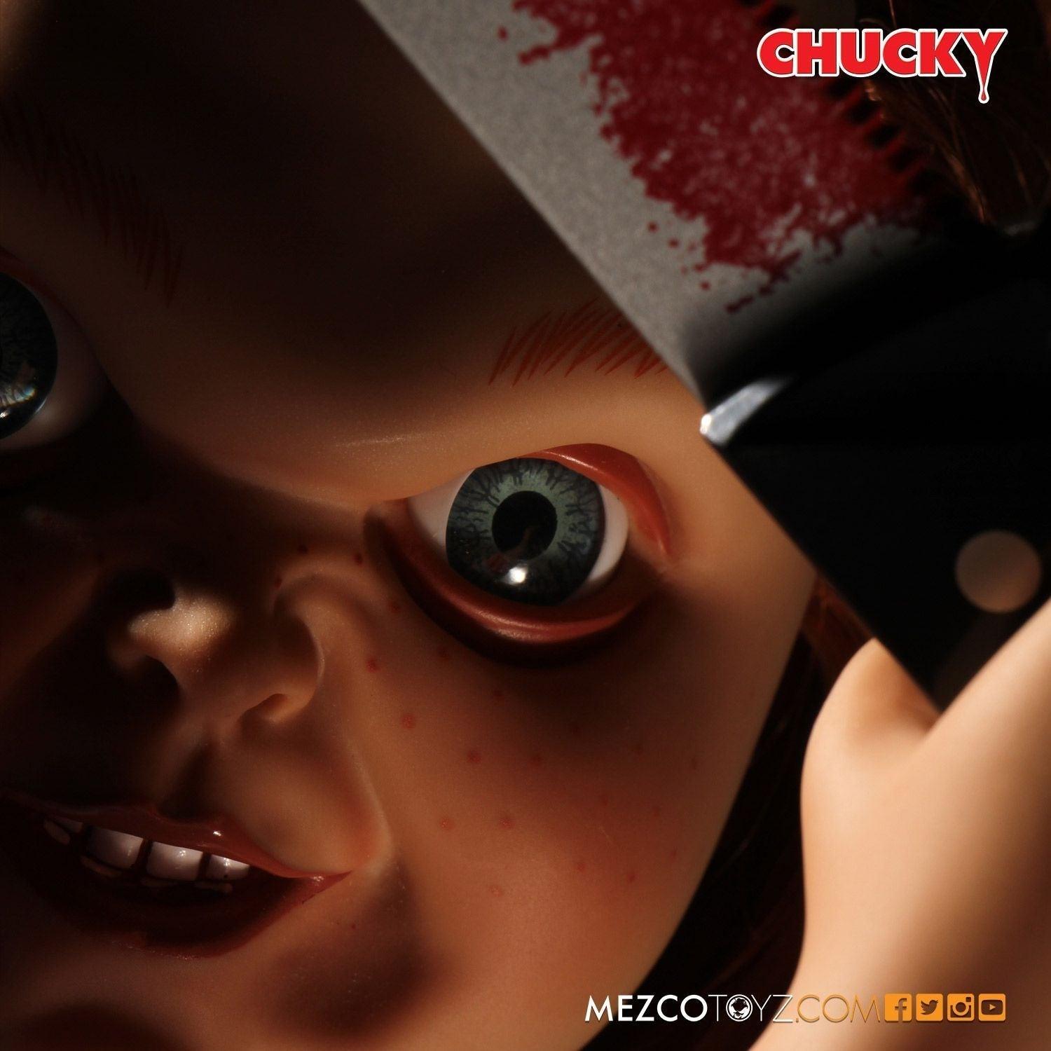 MEZ78002 Child's Play - Chucky 15" Good Guy Action Figure with Sound - Mezco Toyz - Titan Pop Culture