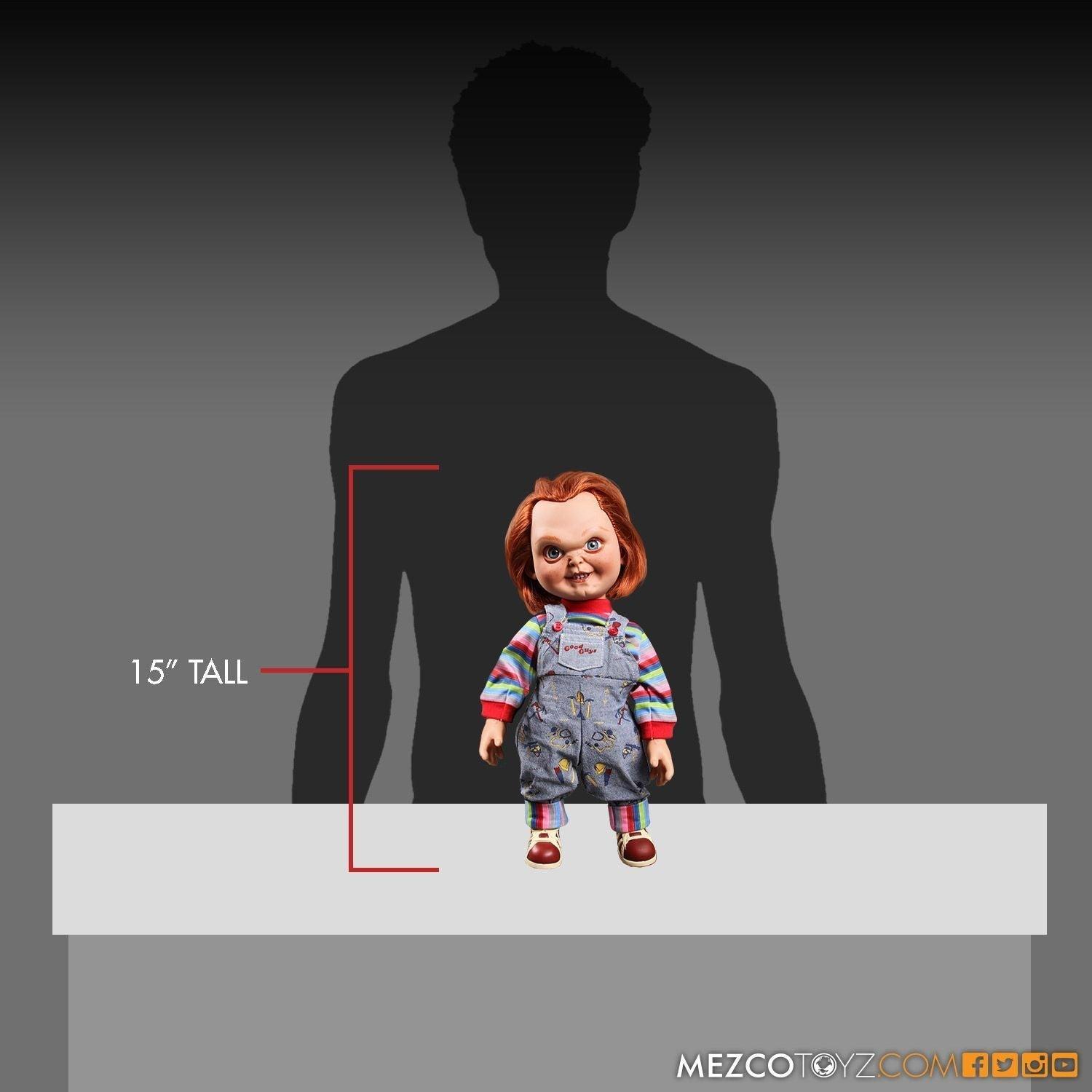 MEZ78002 Child's Play - Chucky 15" Good Guy Action Figure with Sound - Mezco Toyz - Titan Pop Culture