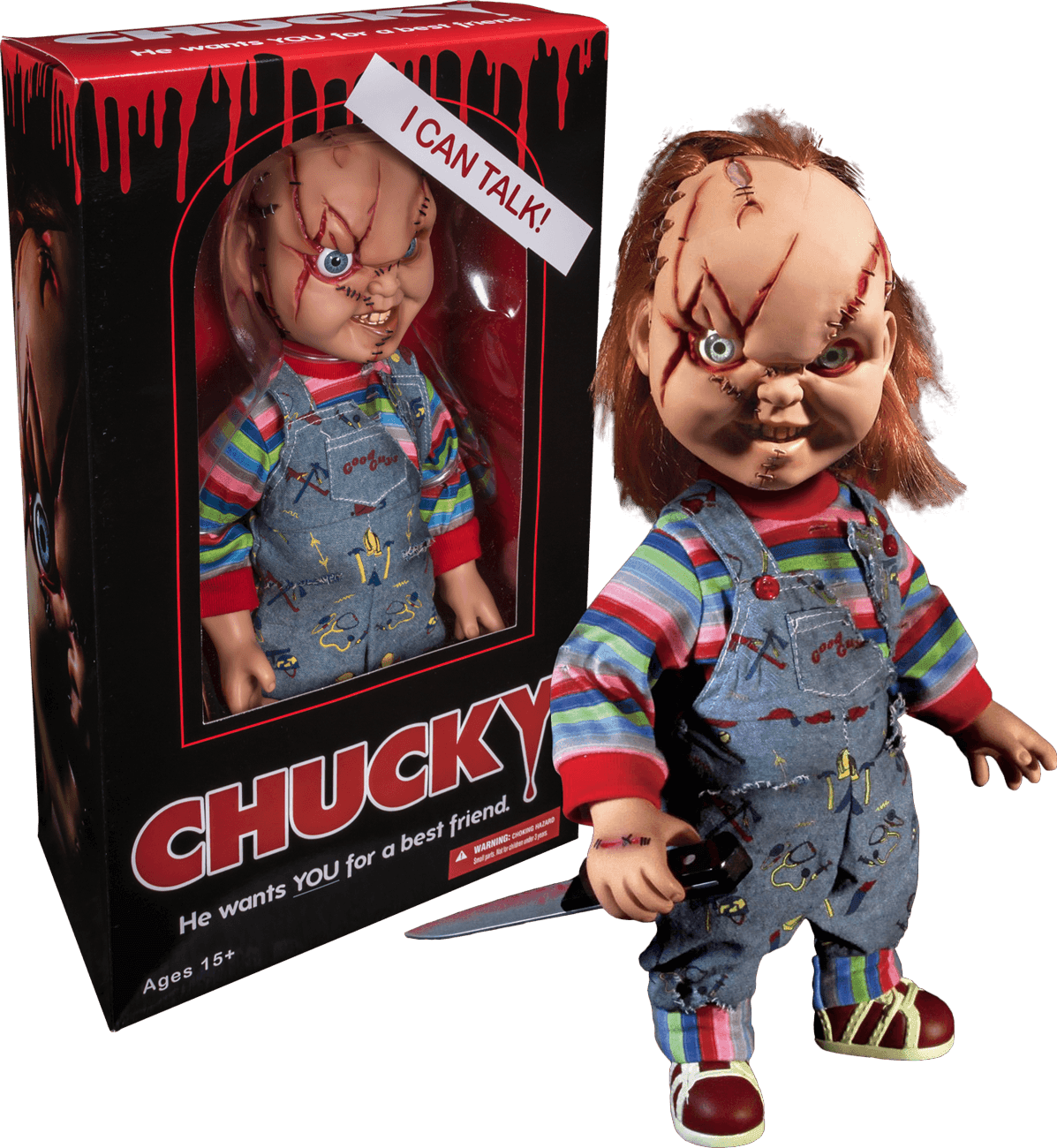 MEZ78003 Child's Play - Chucky 15" Talking Action Figure - Mezco Toyz - Titan Pop Culture