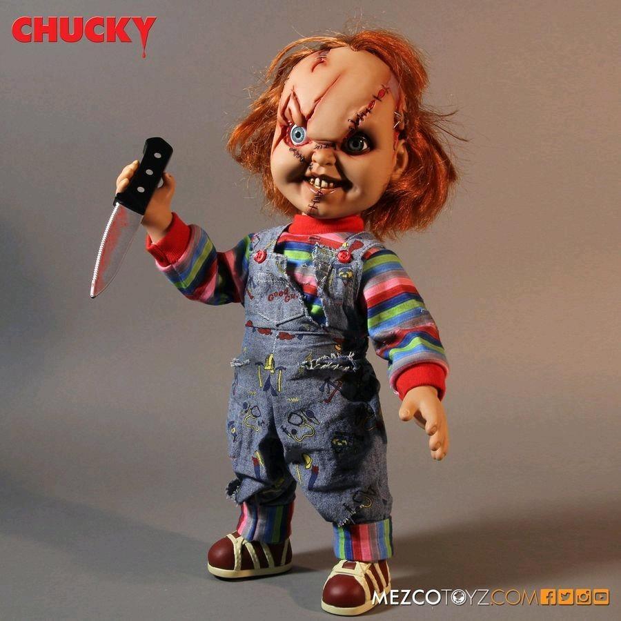 MEZ78003 Child's Play - Chucky 15" Talking Action Figure - Mezco Toyz - Titan Pop Culture