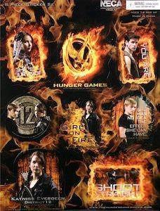 NEC26011 The Hunger Games - Sticker Set 8 Piece - NECA - Titan Pop Culture