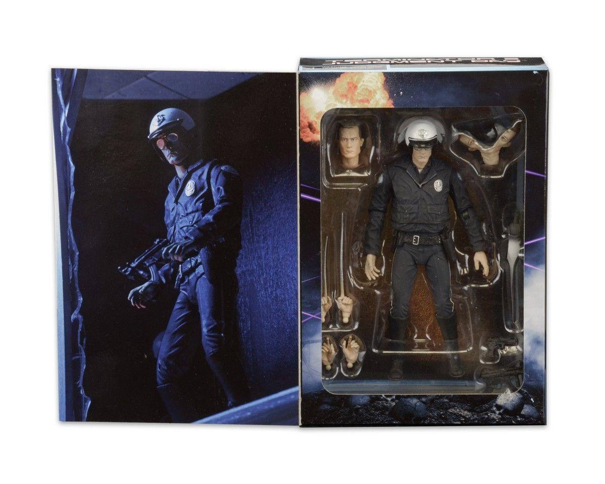 NEC51914 Terminator 2: Judgement Day - T-1000 (Motorcycle Cop) 7" Action Figure - NECA - Titan Pop Culture