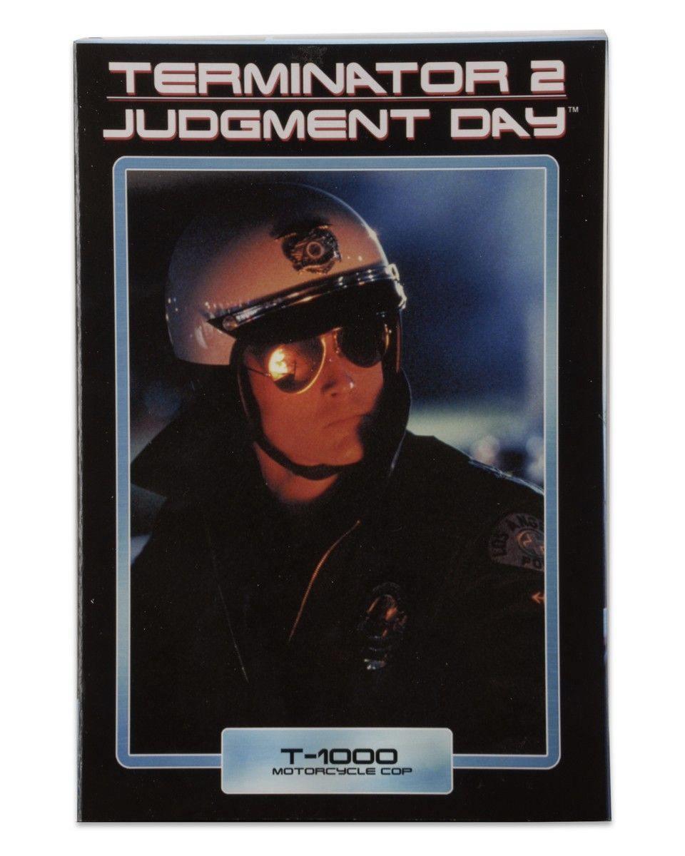 NEC51914 Terminator 2: Judgement Day - T-1000 (Motorcycle Cop) 7" Action Figure - NECA - Titan Pop Culture