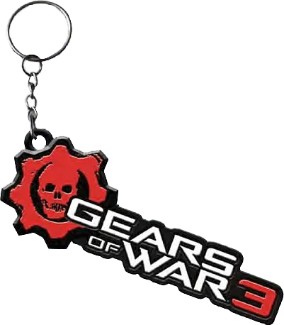 NEC52167 Gears of War 3 - Logo Metal Keychain - NECA - Titan Pop Culture