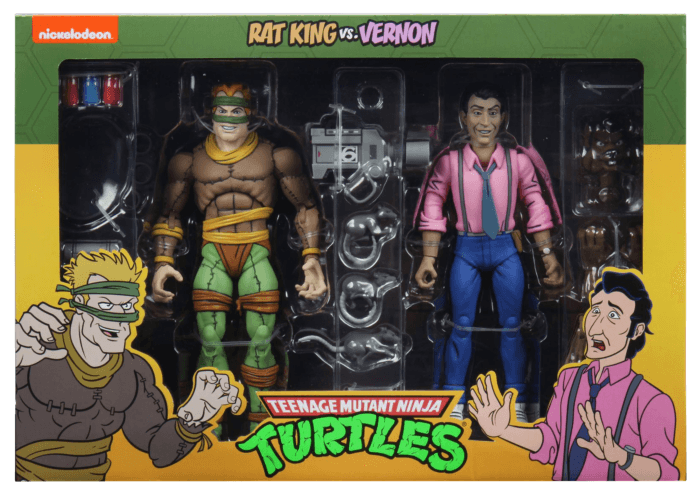 NEC54162 Teenage Mutant Ninja Turtles - Rat King & Vernon 7" Action Figure 2-pack - NECA - Titan Pop Culture