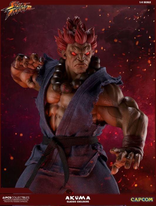 PCS Street Fighter Oni Akuma 1:4 Scale Figure Statue Pop Culture