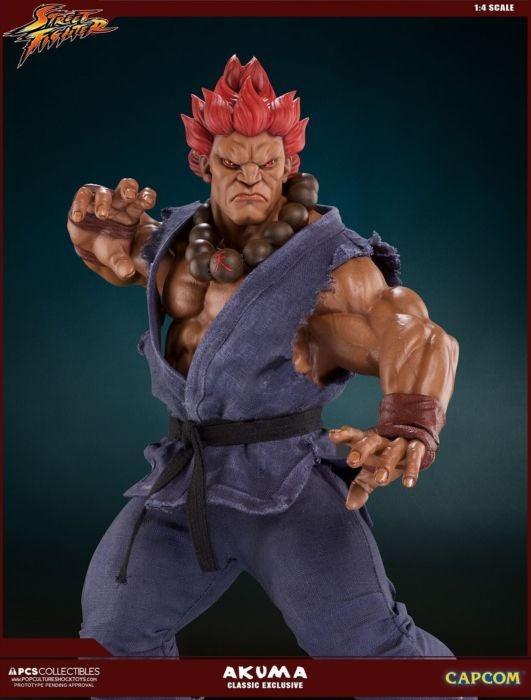 PCSAKUMA01 Street Fighter - Akuma 10th Anniversary 1:4 Scale Mixed Media Statue - Pop Culture Shock Collectables - Titan Pop Culture