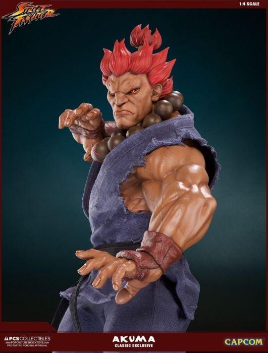 PCSAKUMA01 Street Fighter - Akuma 10th Anniversary 1:4 Scale Mixed Media Statue - Pop Culture Shock Collectables - Titan Pop Culture