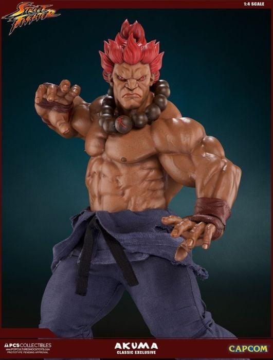 PCSAKUMA01 Street Fighter - Akuma 10th Anniversary 1:4 Scale Mixed Media Statue - Pop Culture Shock Collectables - Titan Pop Culture