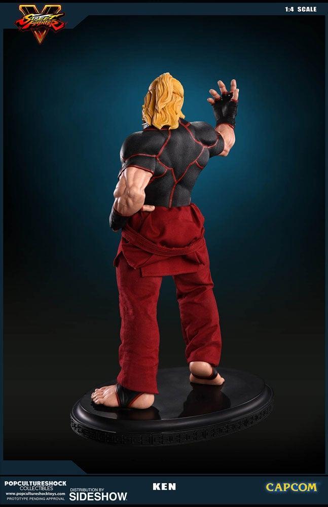 PCSKENM001 Street Fighter V - Ken Masters 1:4 Scale Statue - Pop Culture Shock Collectables - Titan Pop Culture