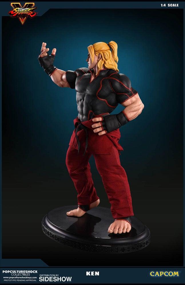 PCSKENM001 Street Fighter V - Ken Masters 1:4 Scale Statue - Pop Culture Shock Collectables - Titan Pop Culture