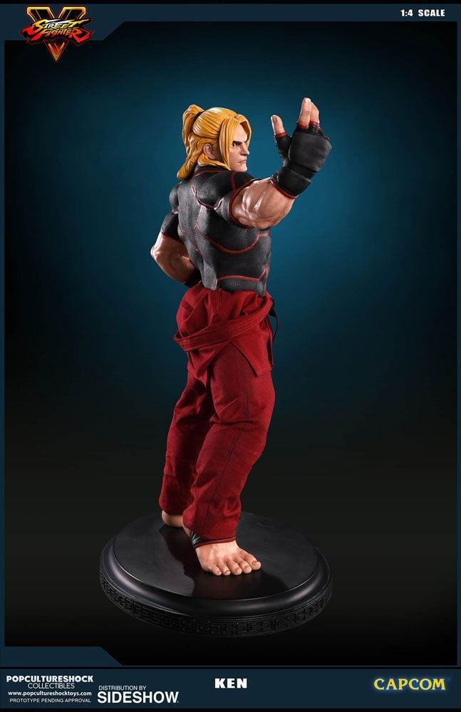 PCSKENM001 Street Fighter V - Ken Masters 1:4 Scale Statue - Pop Culture Shock Collectables - Titan Pop Culture