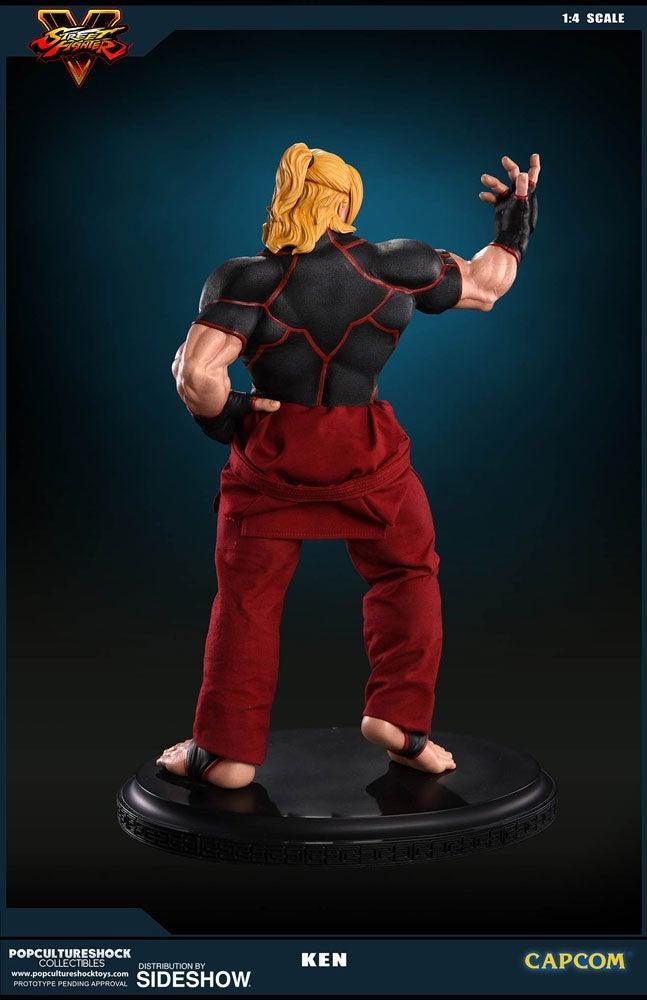 PCSKENM001 Street Fighter V - Ken Masters 1:4 Scale Statue - Pop Culture Shock Collectables - Titan Pop Culture