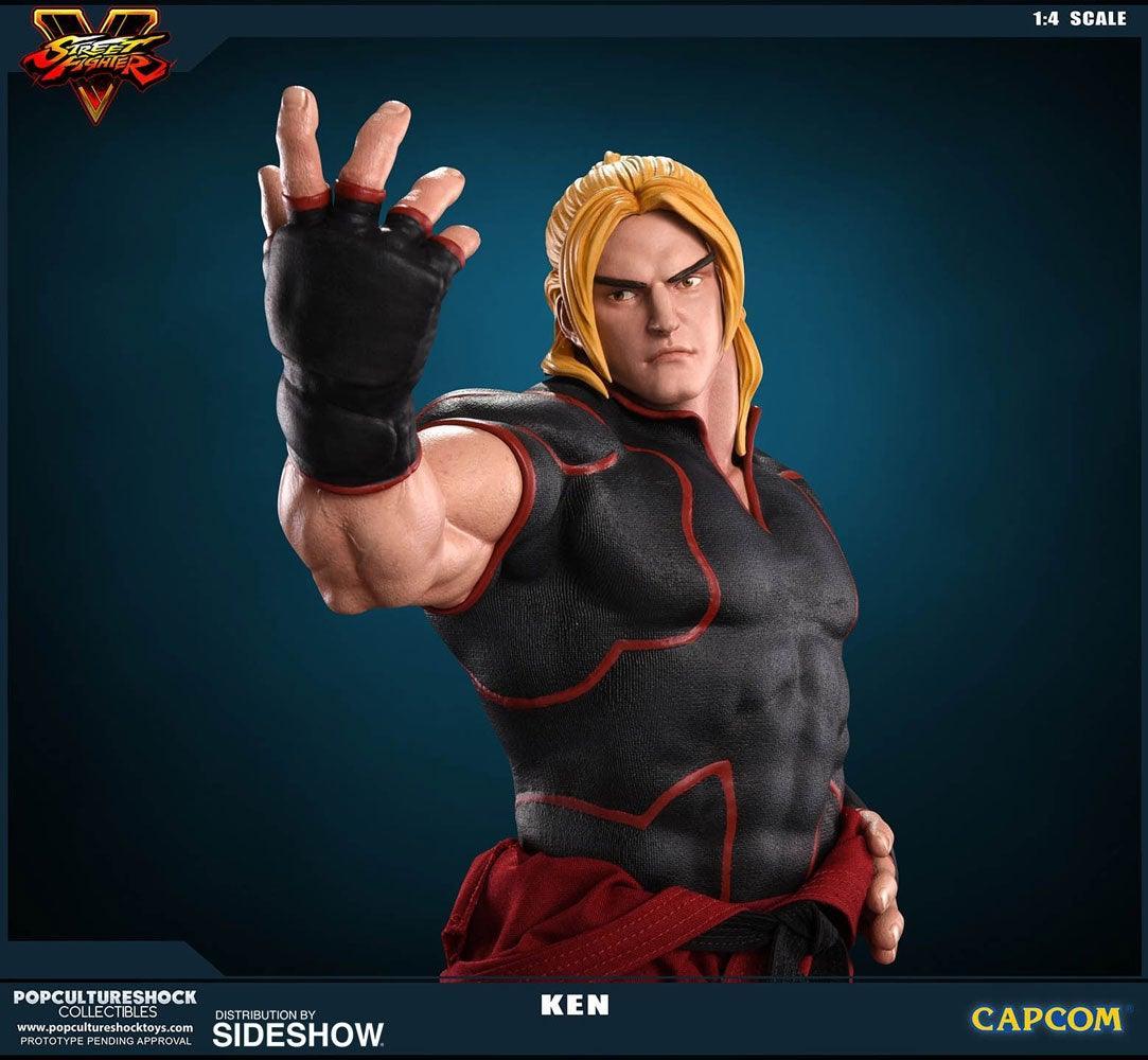 PCSKENM001 Street Fighter V - Ken Masters 1:4 Scale Statue - Pop Culture Shock Collectables - Titan Pop Culture